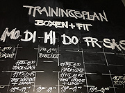 Trainingsplan Boxen & Fitness im Box-Kitchen 